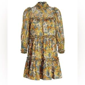 Cinq A Sept Brady High-Neck Dress